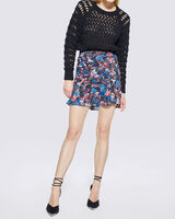NUADA FLORAL PRINTED MINI SKIRT image number null